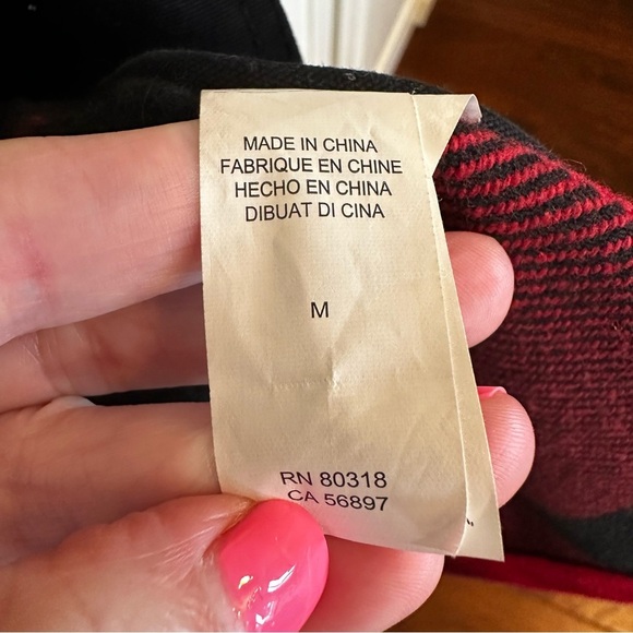 Lucky Brand Men’s Cotton Buffalo Check Plaid Utility Jacket Shacket Lightweight - Picture 8 of 11